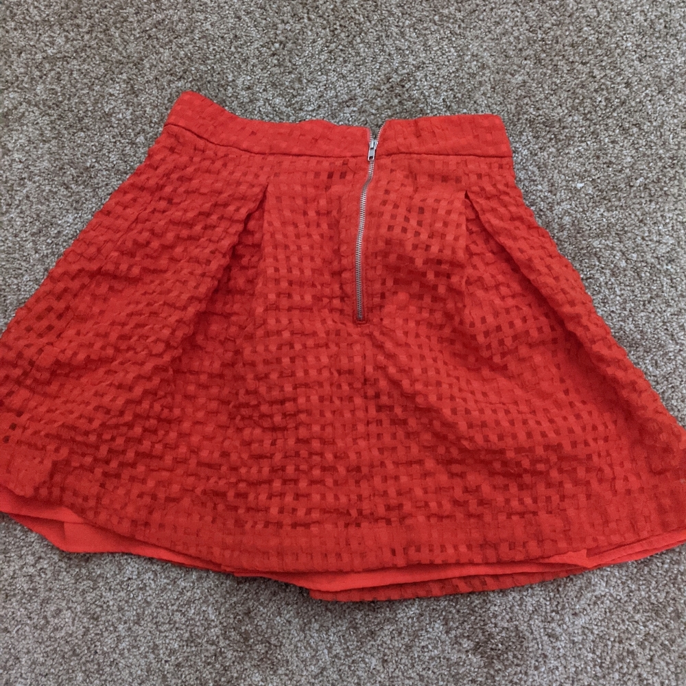 Quilted mini skirt